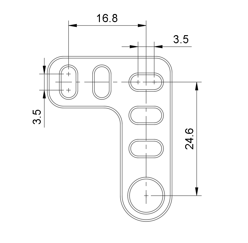 Adjustable body mount plate