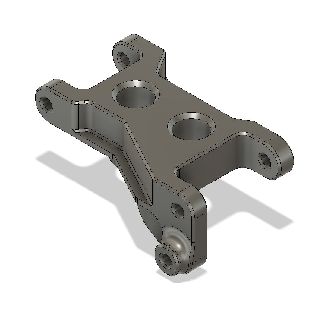 Reinforced rear upper arm