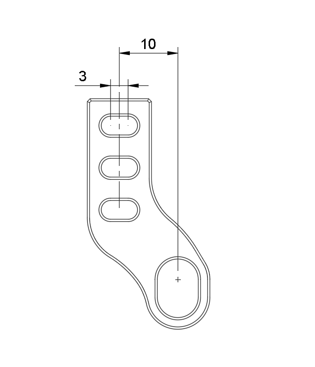 Adjustable body mount plate
