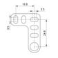 Adjustable body mount plate