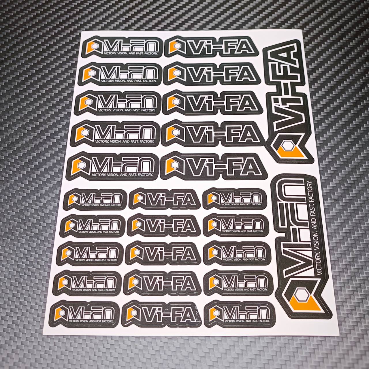 Vi-FA sticker (black and white) 1 sheet